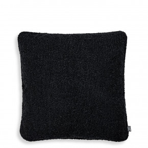 Bouclé Small Black Decorative Pillow