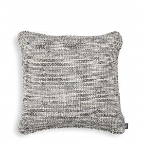 Mademoiselle Square Small Blue Decorative Pillow
