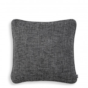 Rocat Square Small Black Decorative Pillow
