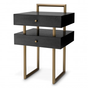 Bedini Brushed Brass Side Table