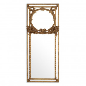 Le Royal Antique Gold Rectangular Mirror