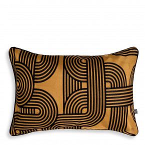 Abaças Black Gold Decorative Pillow