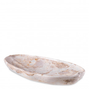 Loulou Brown Marble Tray