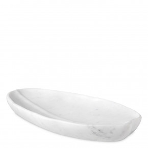 Loulou White Marble Tray