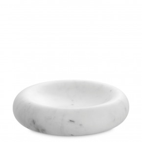 Lizz Small White Marble Bowl