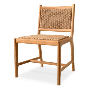 Pivetti Natural Teak Outdoor Dining Chair