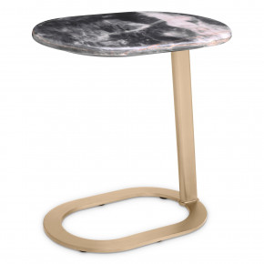 Oyo Black Marble Side Table