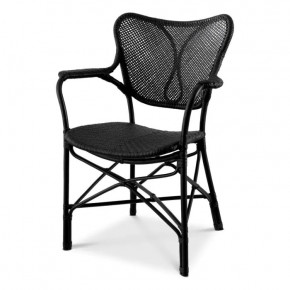 Dining Chair Colony With Arm Matte Black