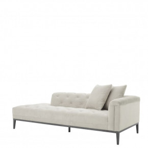 Lounge Sofa Cesare Right Pebble Grey