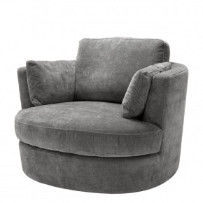 Swivel Chair Clarissa Clarck Grey