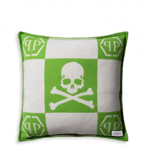 Cushion Cashmere Skull 45x45 Green