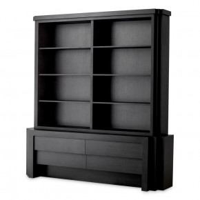 Metropolitan Charcoal Grey Oak Veneer Cabinet
