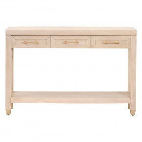 Stella Narrow Console Table Light Honey Oak