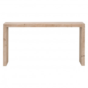 Reed Console Table Smoke Gray Pine