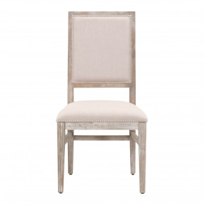Dexter Dining Chair, Set of 2 Stone Linen, Natural Gray