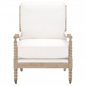 Rouleau Club Chair LiveSmart Peyton-Pearl, Natural Gray Oak