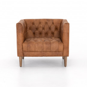 Williams Leather Chair Natural Washed Camel