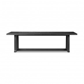 Otto Dining Table Black Pine 110"