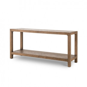 Lamar Console Table Matte Brown Veneer