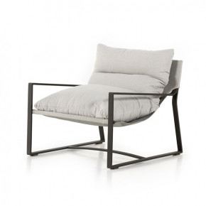 Avon Outdoor Sling Chair Stone Grey