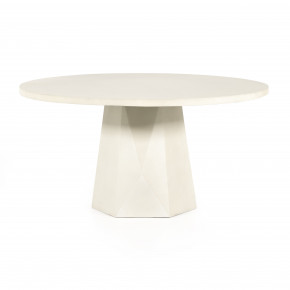 Bowman Outdoor Dining Table 60 White