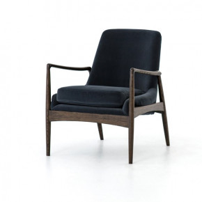 Braden Chair Modern Velvet Shadow