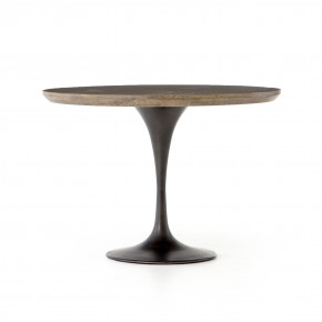 Powell 42" Bistro Table Bright Brass