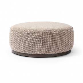 Sinclair Large Round Ottoman Barrow Taupe