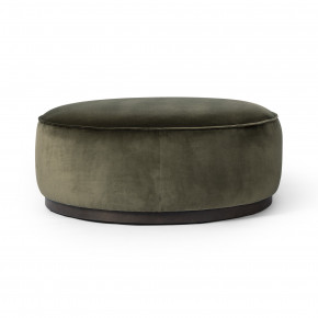 Sinclair Large Round Ottoman Surrey Olive