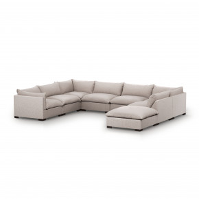 Westwood 7 Pieces Sectional With Ottoman Pebble