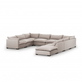 Westwood 8 Pieces Sectional With Ottoman Pebble