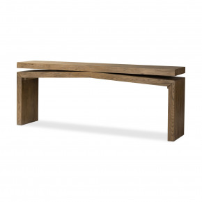 Matthes Console Table Rustic Gray