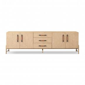 Rosedale Media Console Yucca Oak Veneer