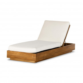 Kinta Outdoor Chaise Lounge Natural Fsc