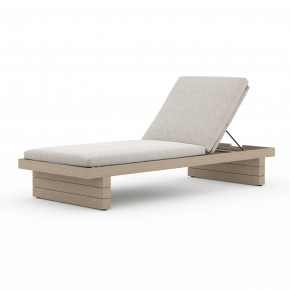 Leroy Outdoor Chaise Brown/Stone Grey