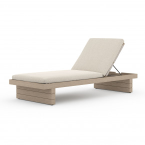 Leroy Outdoor Chaise Brown/Faye Sand
