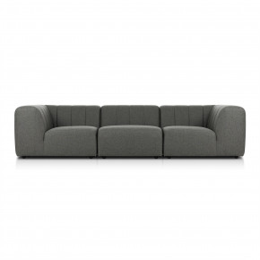 Gwen Outdoor 3-Piece Sectional Sofa Hayes Charcoal