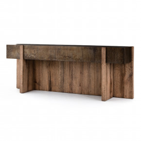 Bingham Console Table Rustic Oak
