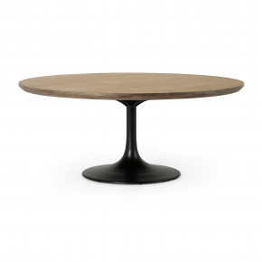 Powell 71" Dining Table Br Brass Clad