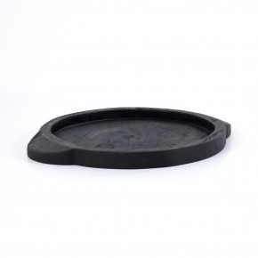 Tadeo Round Tray Carbonized Black