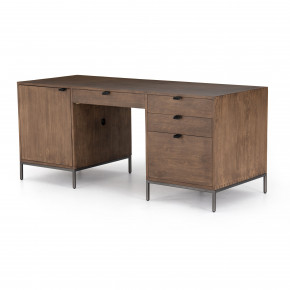 Trey Executive Desk Auburn Poplar