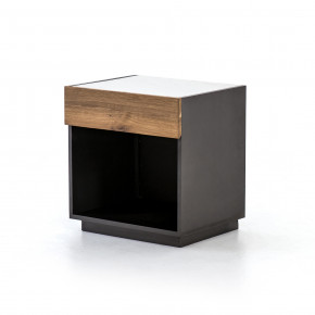 Holland Nightstand Grey Lacquer
