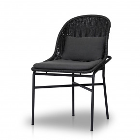 Jericho Outdoor Dining Chair Vintage Coal