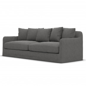 Dade Outdoor Sofa 90" Charcoal