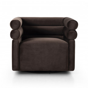 Evie Swivel Chair Surrey Cocoa