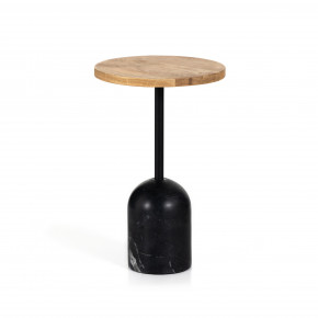 Fay Accent Table Black Marble