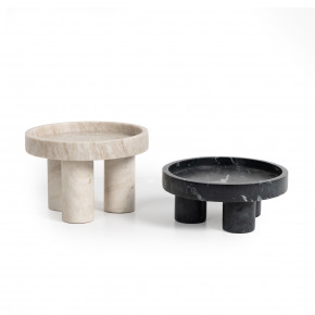 Kanto Bowls, Set of Two Polished Black
