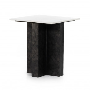 Terrell End Table Raw Black