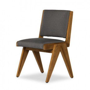 Colima Outdoor Dining Chair Charcoal