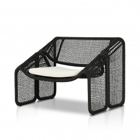 Selma Outdoor Chair Faux Black Hyacinth